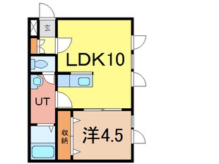 シェルト７１６の物件間取画像